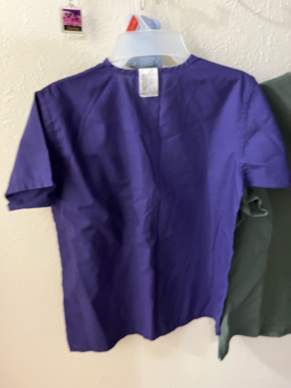 Purple scrub top